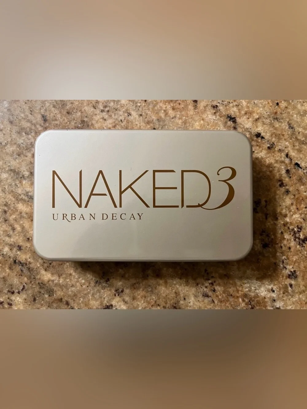 Urban Decay Silver & Gold Makeup Brush Set with Tin Case